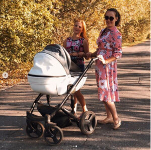 Krausman Passeggino 3 in 1 Nexxo White con Carrozzina, Parte sport e Seggiolino auto Design Made In Germany