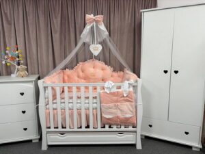 PEPPIbambini ROYAL Velvet Somon Biancheria da letto per bambini 11 pezzi, 100% Cotone con Ricamo - immagine 5