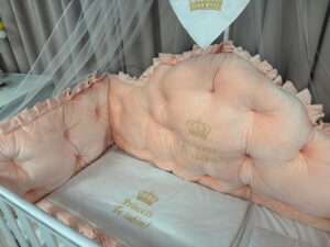 PEPPIbambini ROYAL Velvet Somon Biancheria da letto per bambini 11 pezzi, 100% Cotone con Ricamo - immagine 2