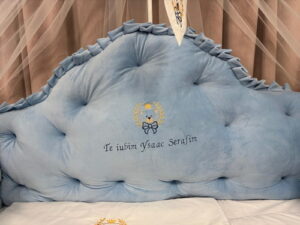 PEPPIbambini ROYAL Velvet Blue da letto per bambini 11 pezzi, 100% Cotone con Ricamo - immagine 5